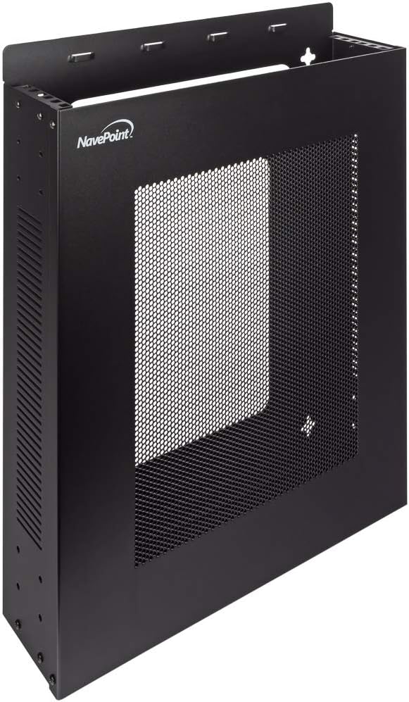 Black 2U Vertical Wall Mountable Server Rack U5550