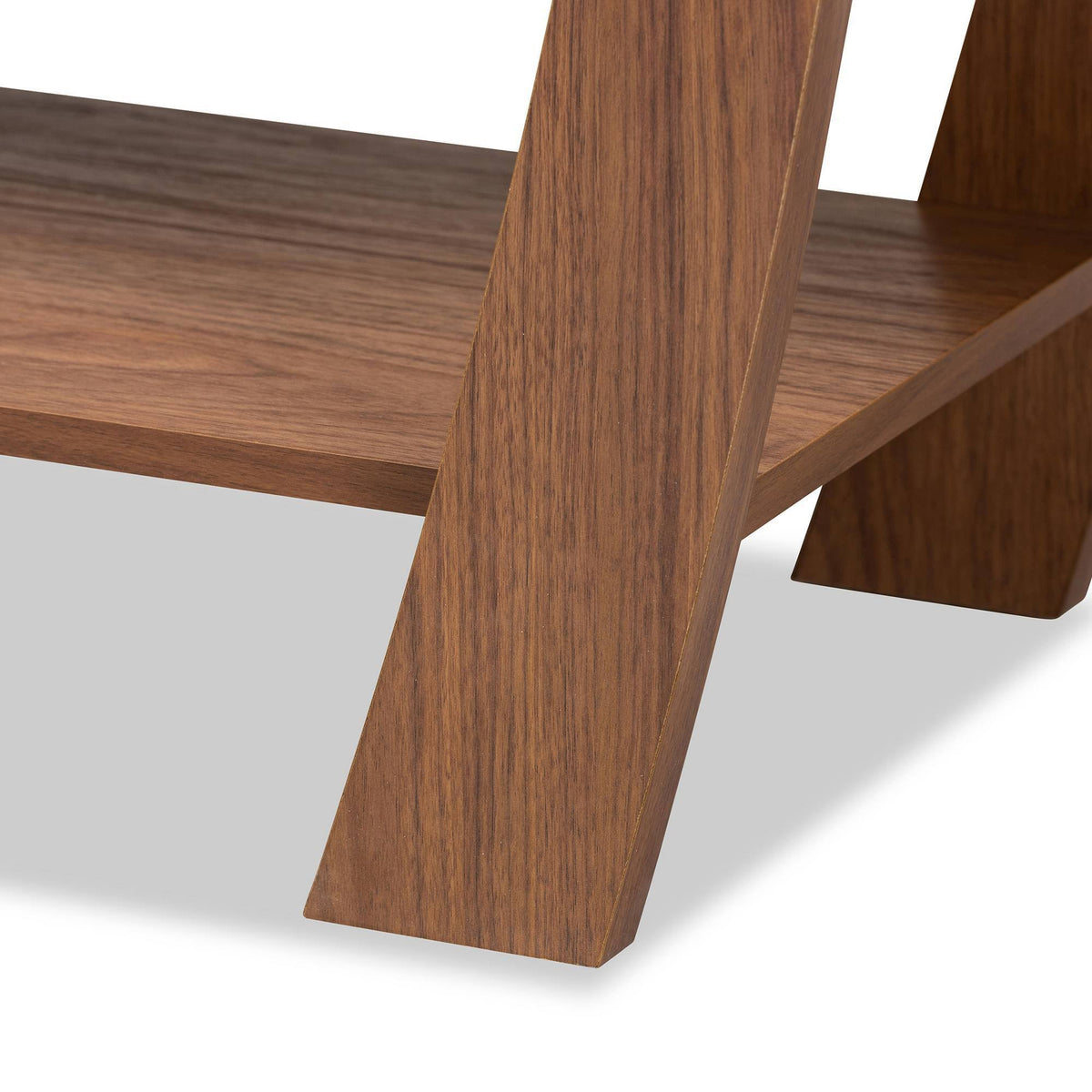 Walnut Brown 2-Drawer Console Table W26300
