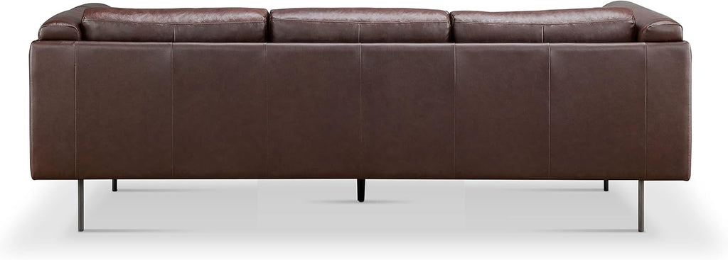 Brown Leather Sofa H449
