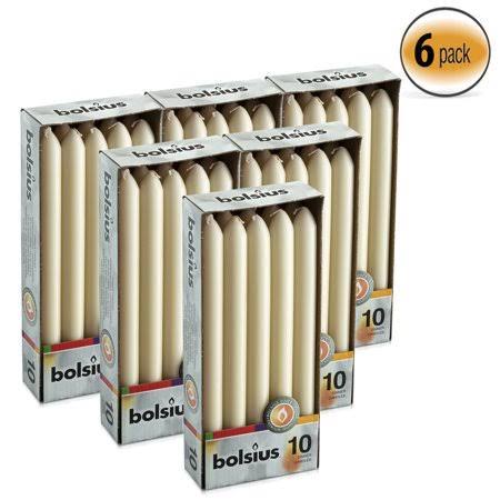 10 inch Unscented Ivory Taper Candles W908