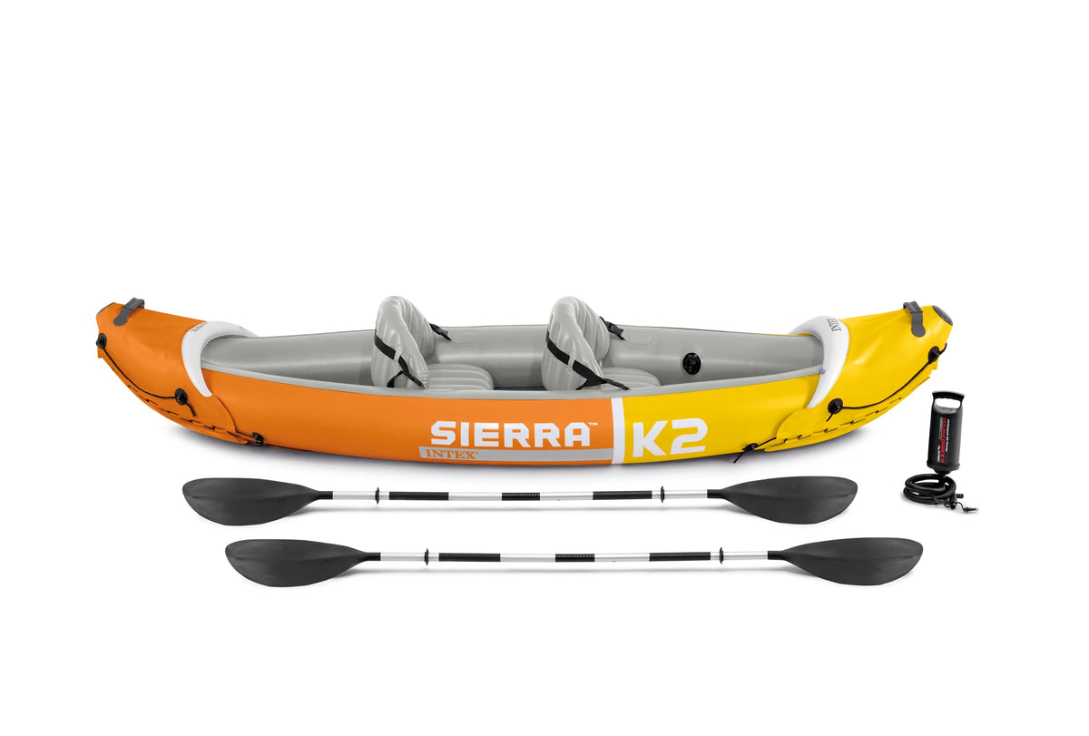 2-Person Inflatable Fishing Kayak with Oars and Hand Pump V4779