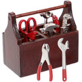 Walnut Toy Tabletop Decor Miniature House Accessories Z379