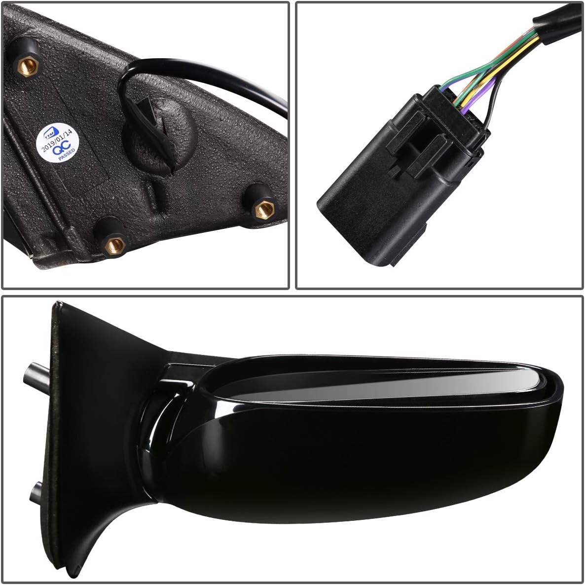 Powered Heated Passenger Side View Door Mirror F535
