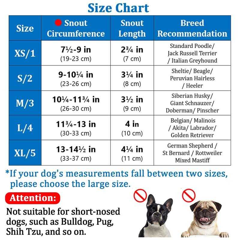 Breathable Basket Dog Muzzle T42581