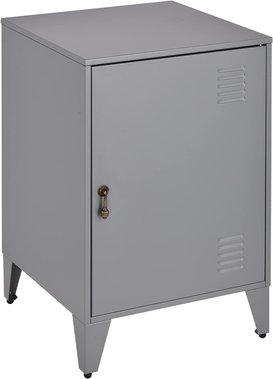 Black Metal Night Stands Set of 2 with 1 Door D729385