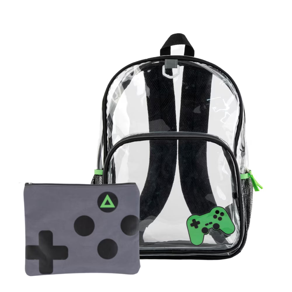 Boys Clear Backpack with Pencil Pouch 16 Inch A442558