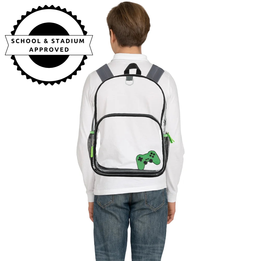 Boys Clear Backpack with Pencil Pouch 16 Inch A442558