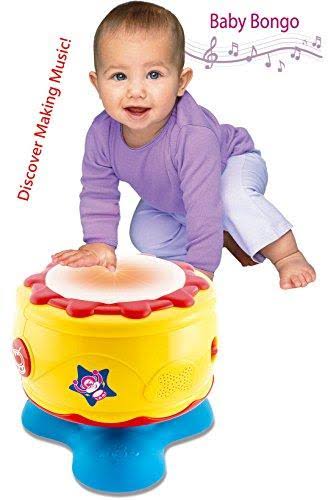 Infant Baby Bongo Drum Musical Toy with Lights Sounds X5538