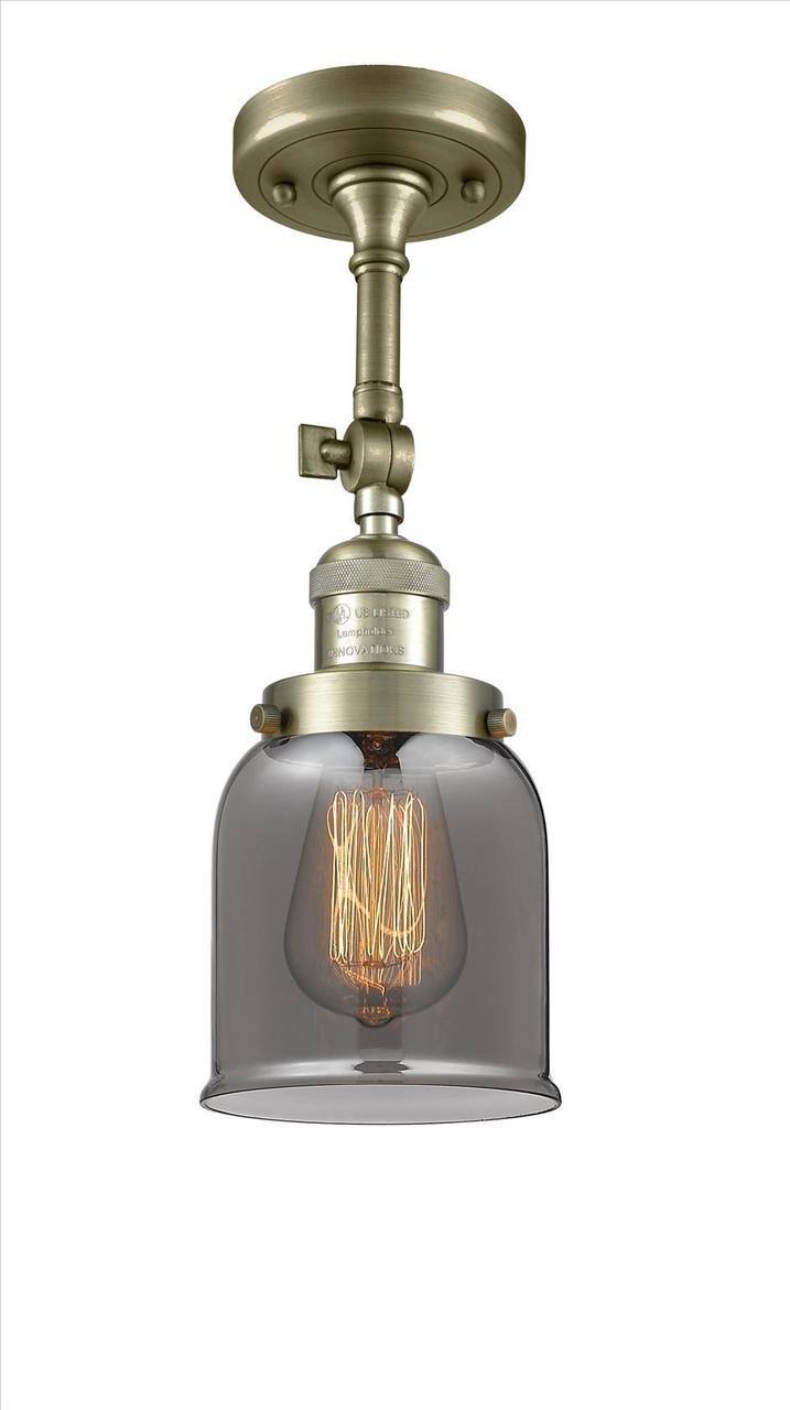 Antique Brass Semi Flush Mount Light P16854