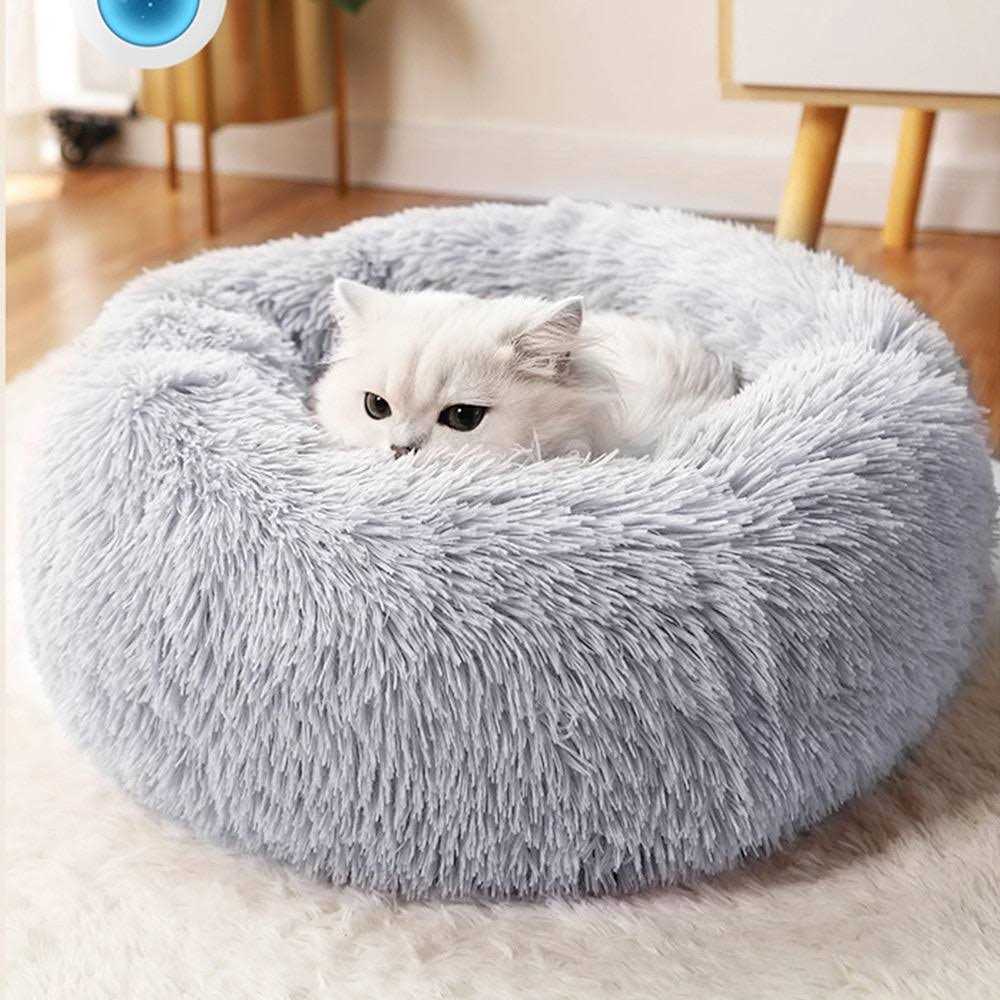 Grey Anti Anxiety Cat Bed H5768