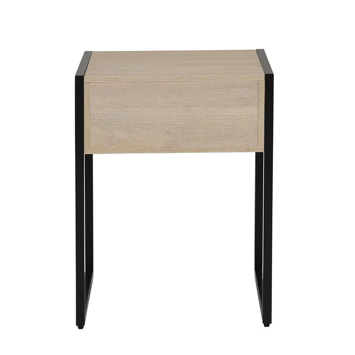 Beige Oak 1 Drawer Nightstand R693