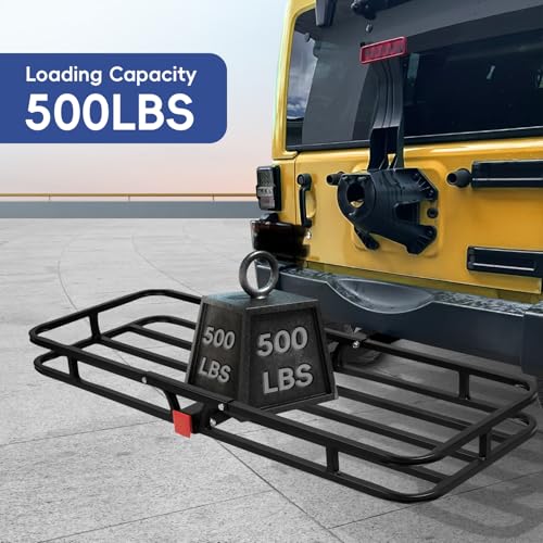 53" x 19" x 5" 500 Lbs Hitch Cargo Carrier with Net X303632