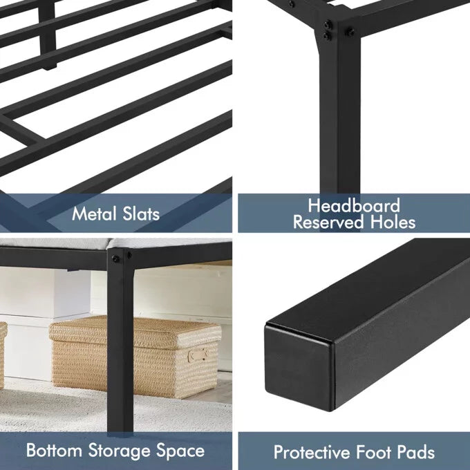 Metal Twin Size Bed Frame V8026