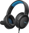 Blue Wired Headset with Mic V50933