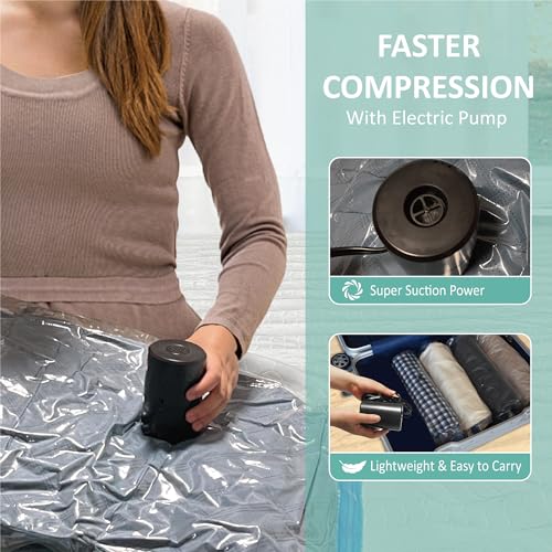 Vacuum Storage Bags with Electric Pump T107986