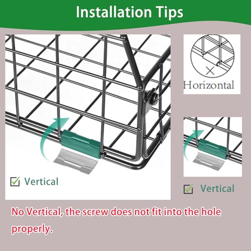 4 Pack XXL Stackable Wire Storage Basket Y787908