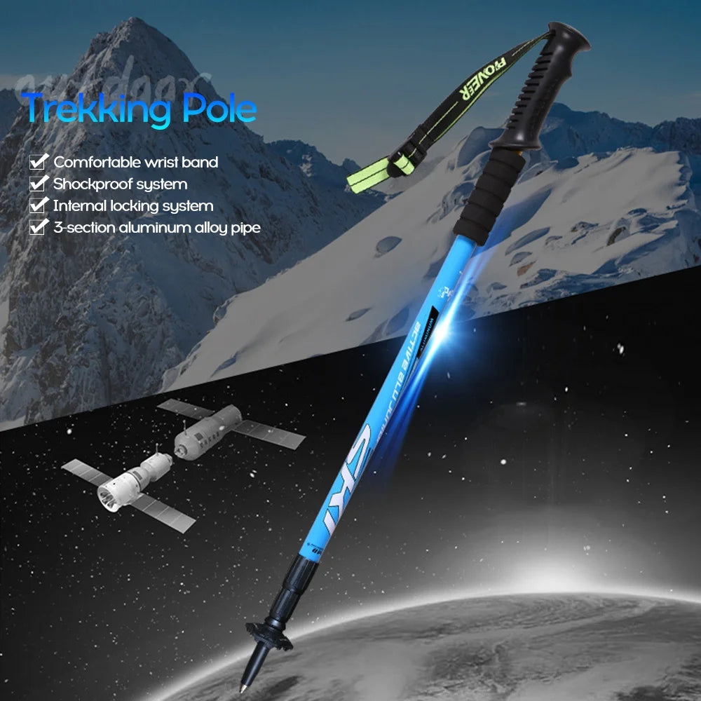 Telescopic Adjustable Trekking Hiking Pole I168238