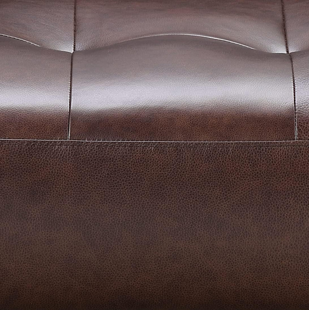 Brown Leather Sofa H449
