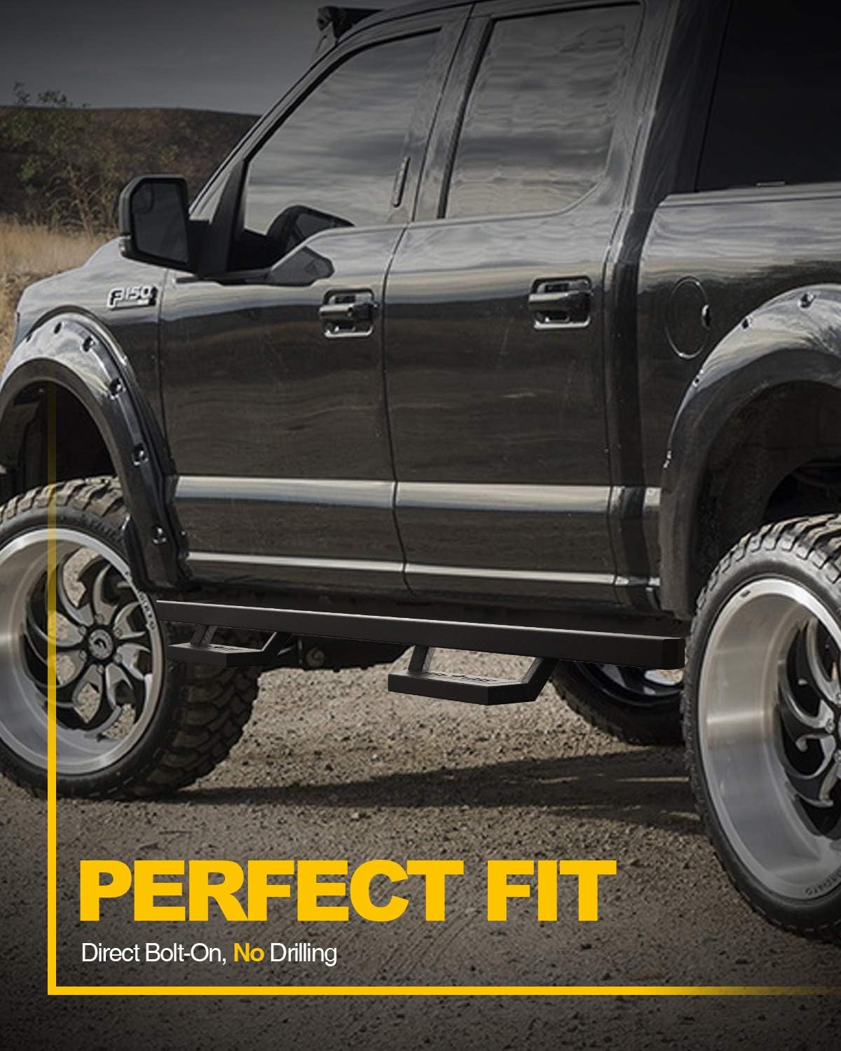 Running Boards Side Steps Nerf Bars P3889