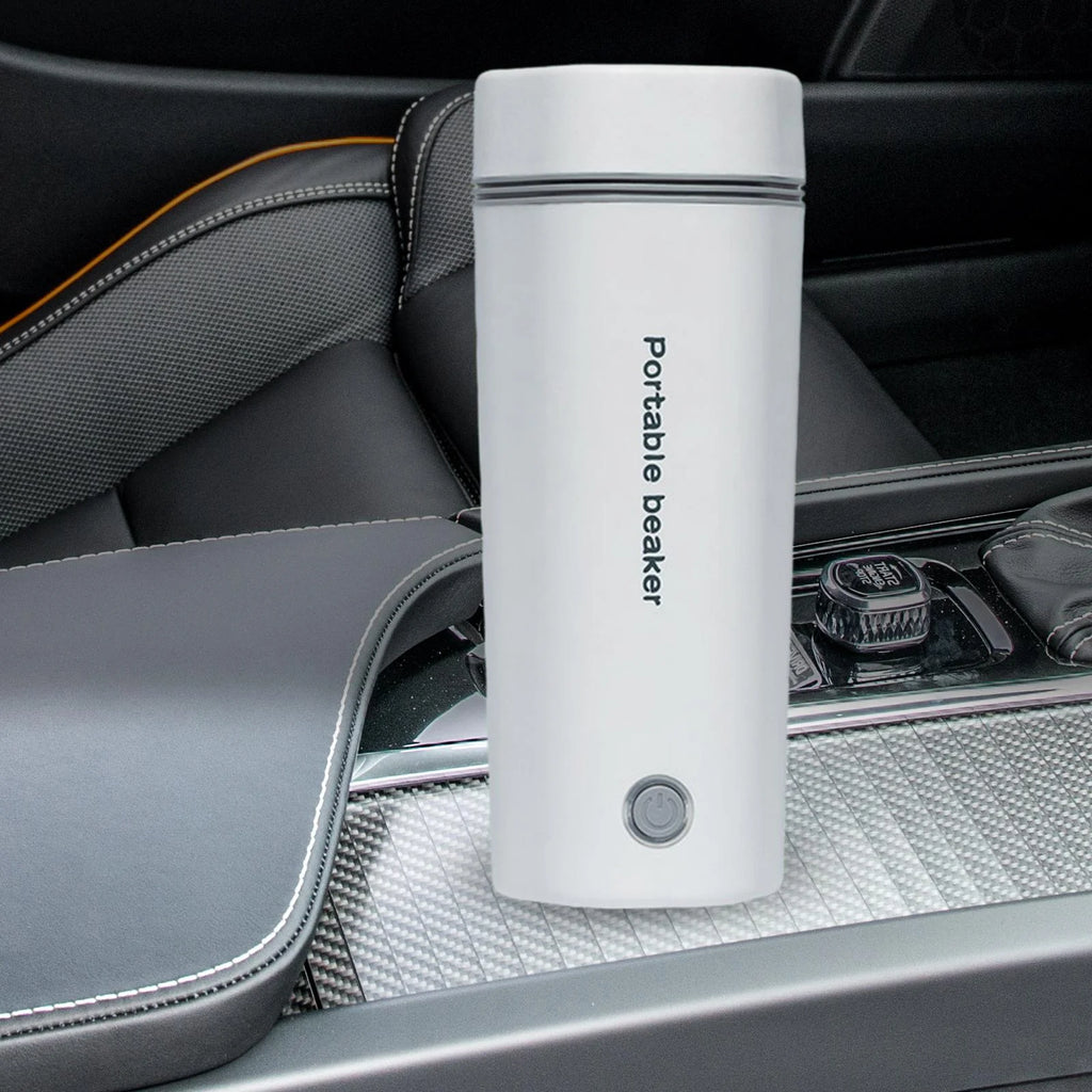 400ml 12V White Car Heating Cup K88534