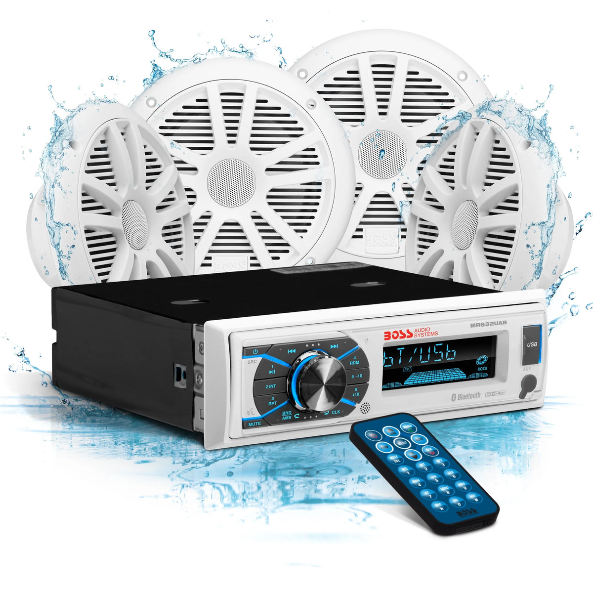 6.5 Inch Marine Speakers and AM/FM Receiver S770