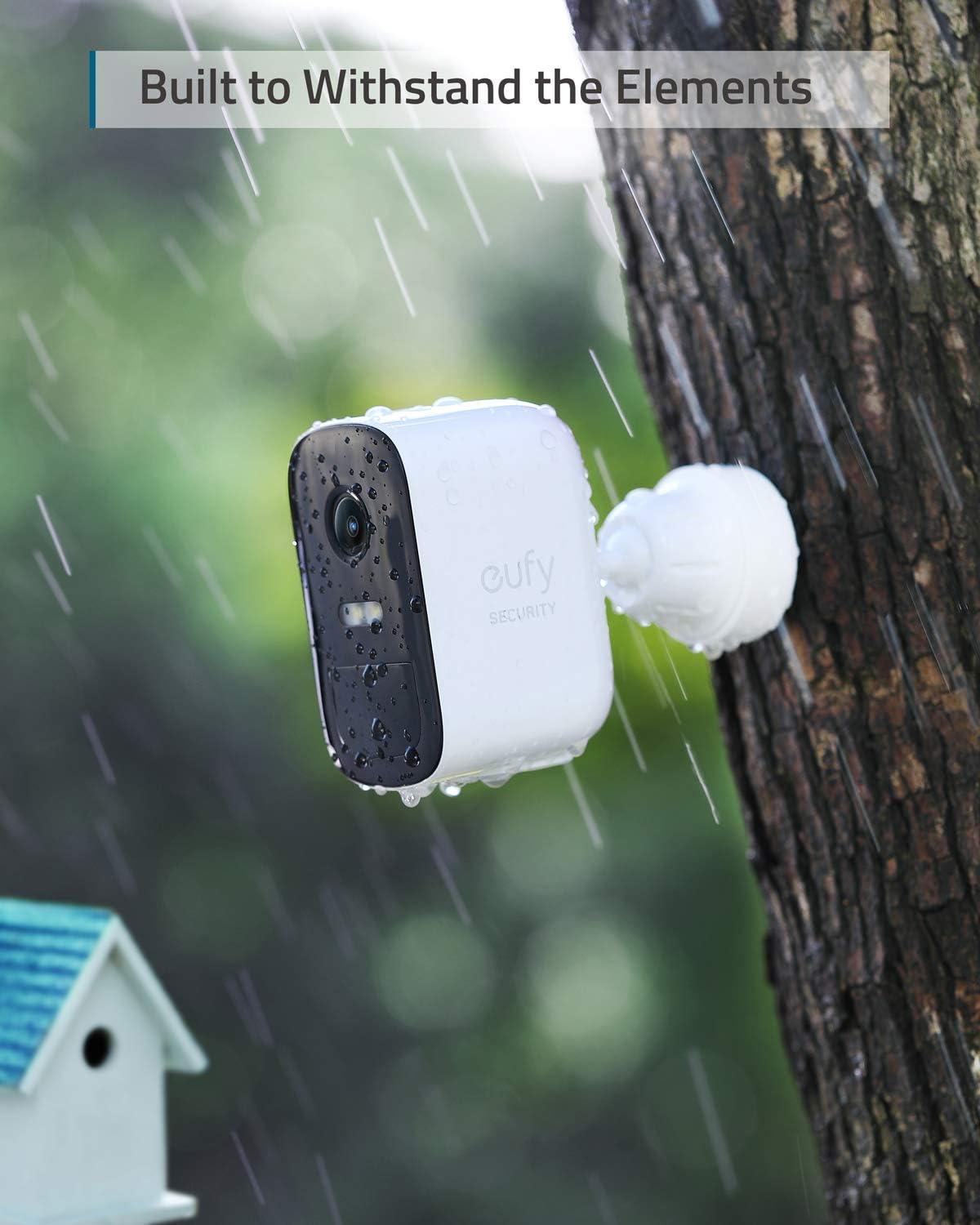 Wireless Home Security System with 2K Resolution and Night Vision D163
