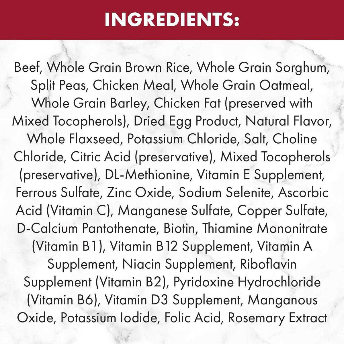 Beef Adult Dry Dog Food A264