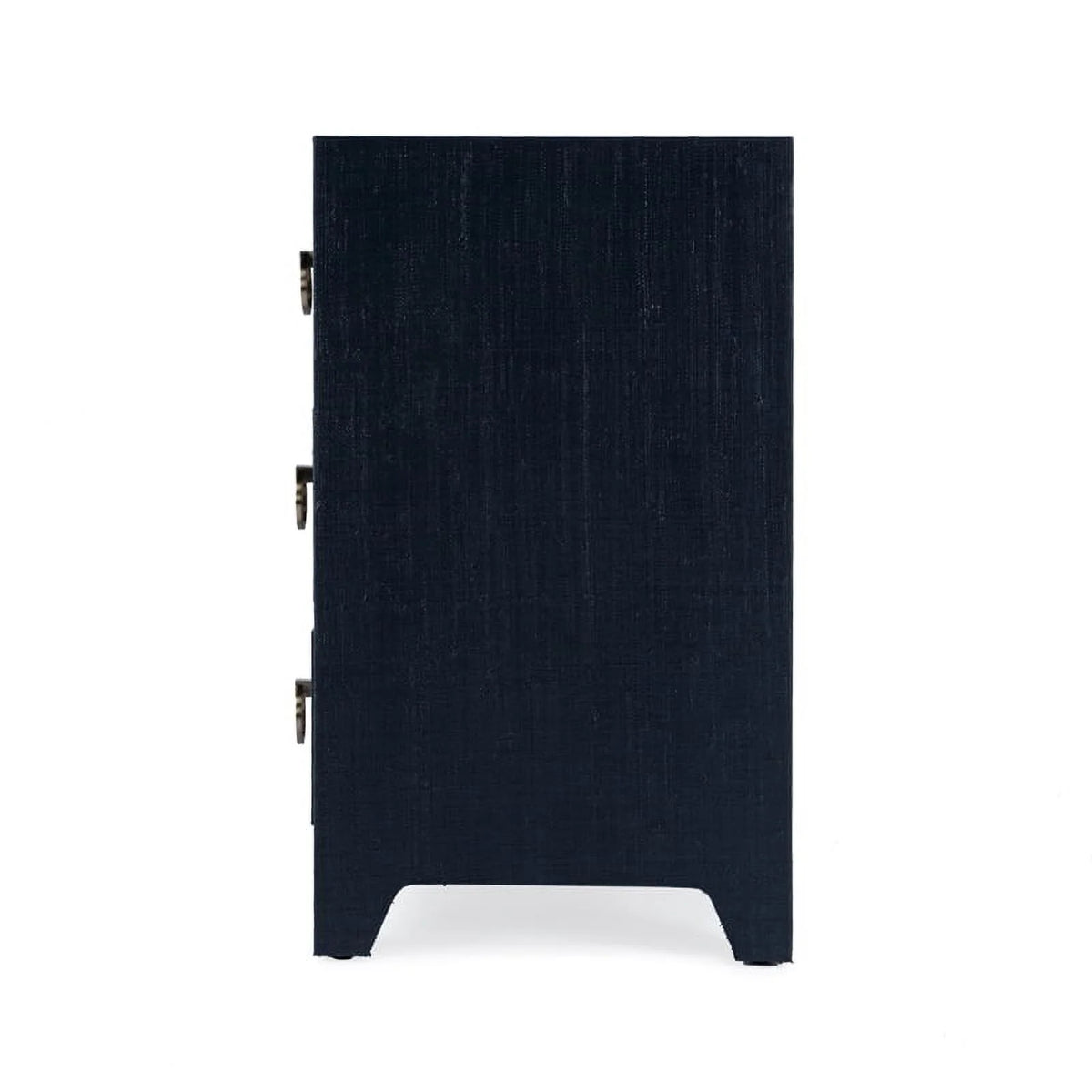 Navy Blue 3 Drawer Wooden Chest W74326