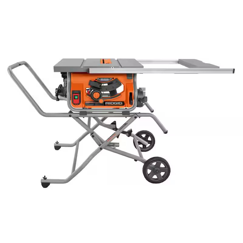 10 Amp 10 in. Corded Table Saw with Stand S744970
