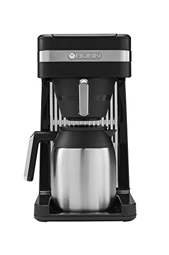 10-Cup Black Stainless Steel Coffee Maker I8947