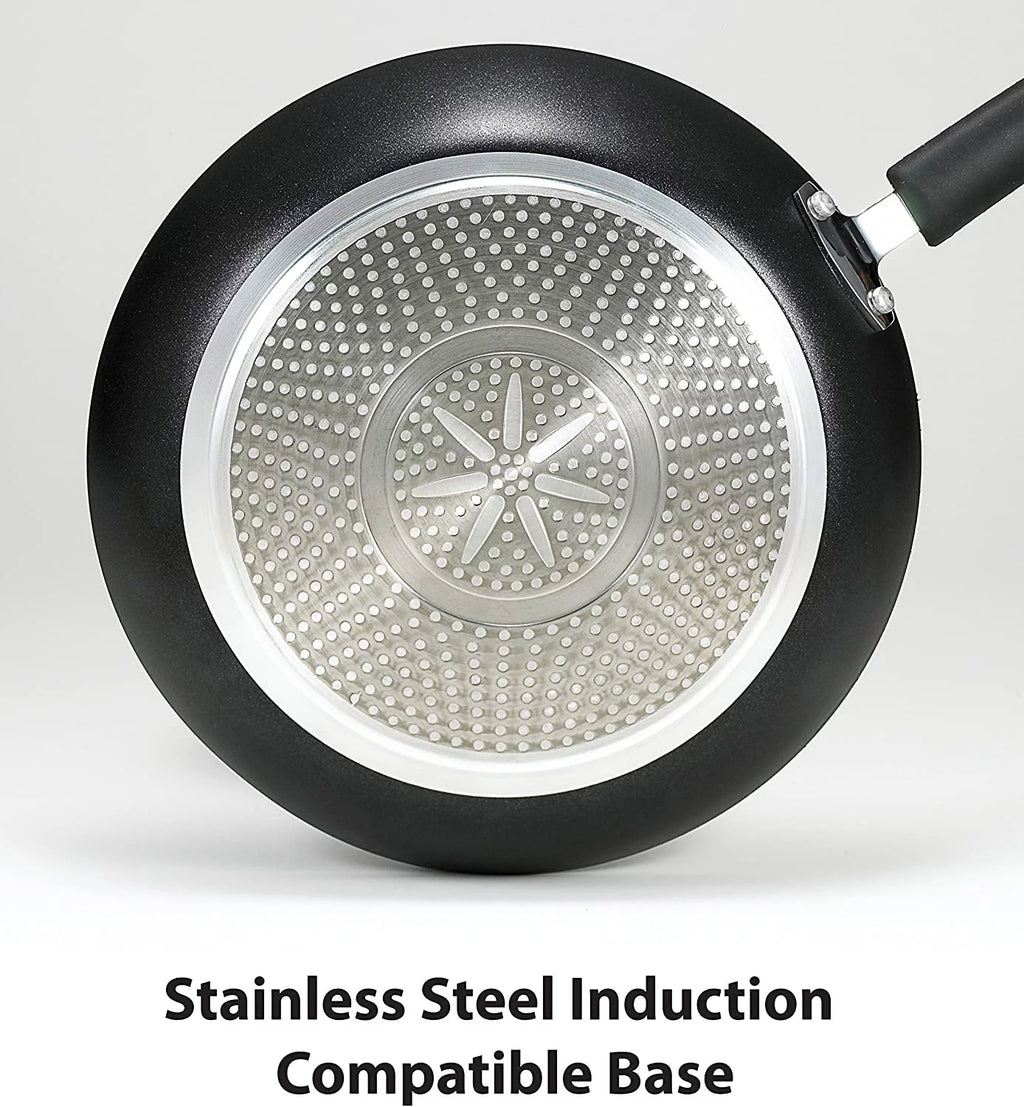 Black 10-Inch Fry Pan with Lid B55237
