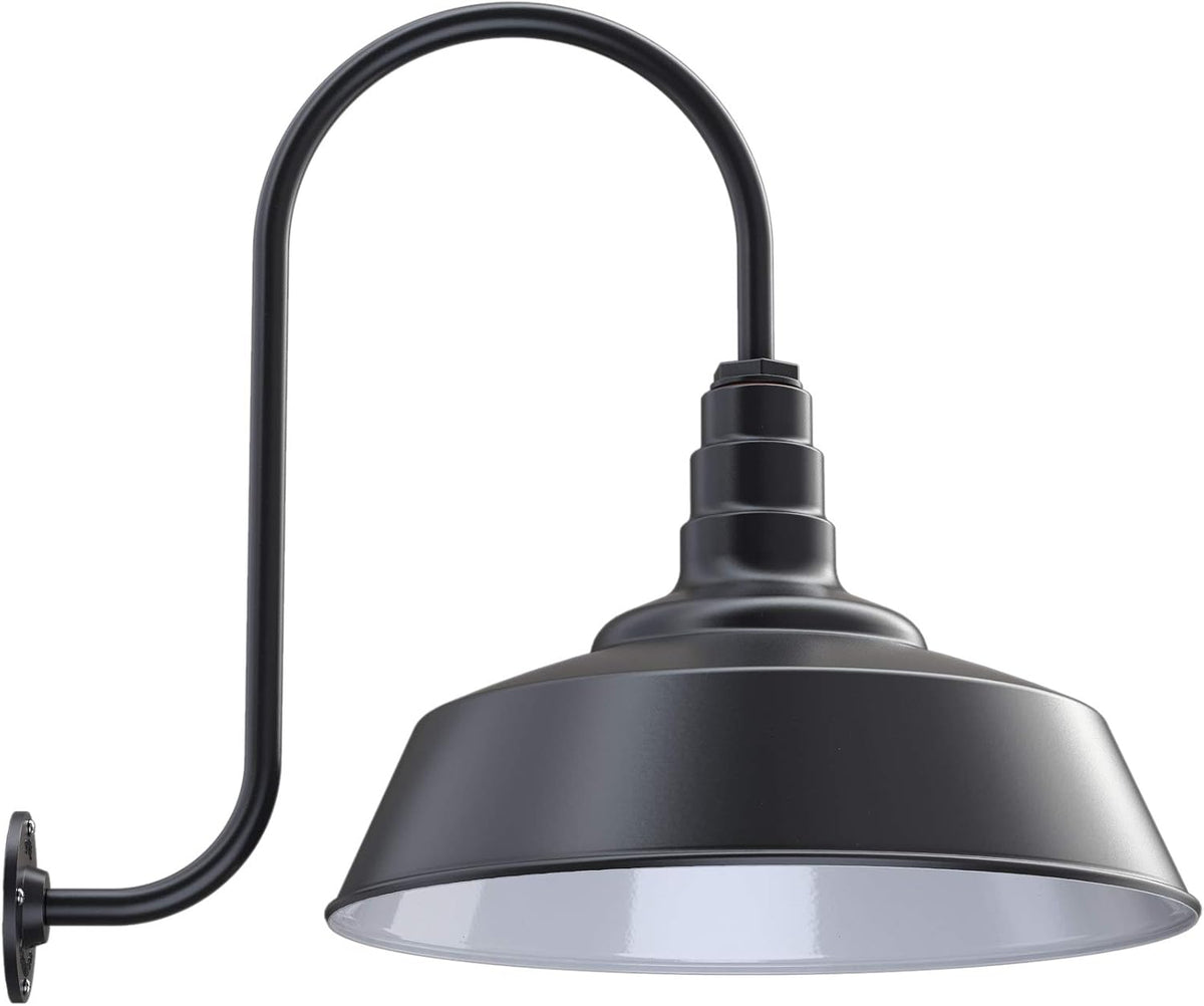 20 inch Dome Gooseneck Outdoor Wall Mounted Barn Light S38082