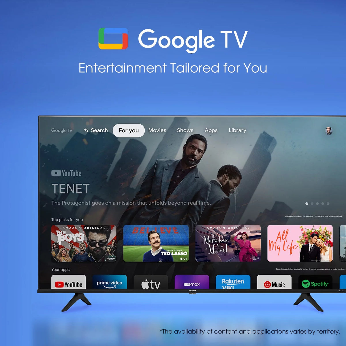 43" Class 4K UHD Google Smart TV G626
