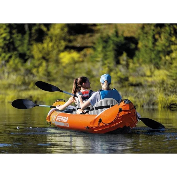 2-Person Inflatable Fishing Kayak with Oars and Hand Pump V4779