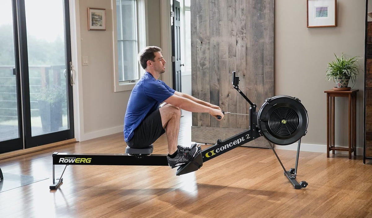 Indoor Rowing Machine with PM5, Tall Legs and Heart Rate Monitor Y62648
