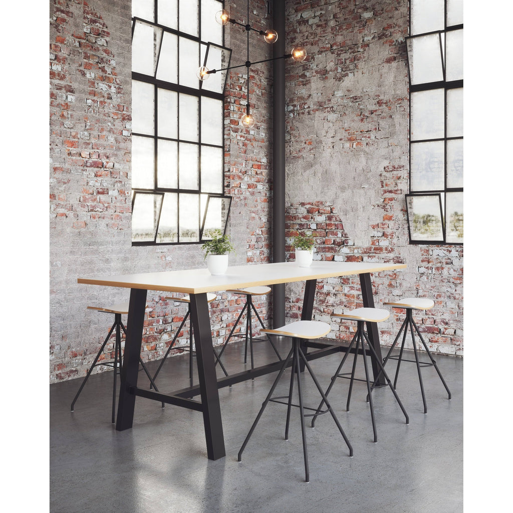 Espresso Laminate Seat Bar Stool S31473
