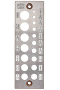 17 Hole Steel Dowel Plate K9140