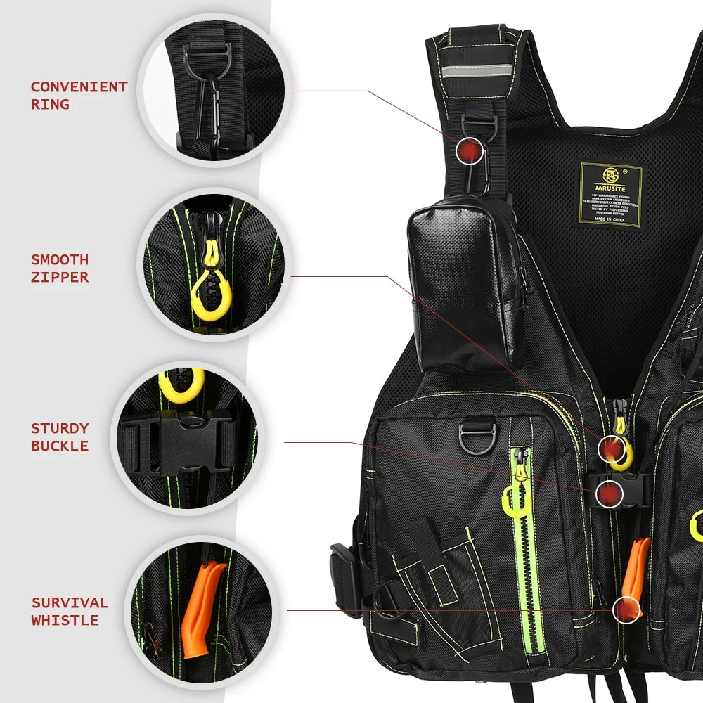 Fishing Floatation Vest Waistcoat Q2840