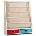 Beige Free Standing Kids Book Rack Bookshelf S94949