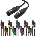 XLR Cables 25 ft 10 Color Coded Packs X67158