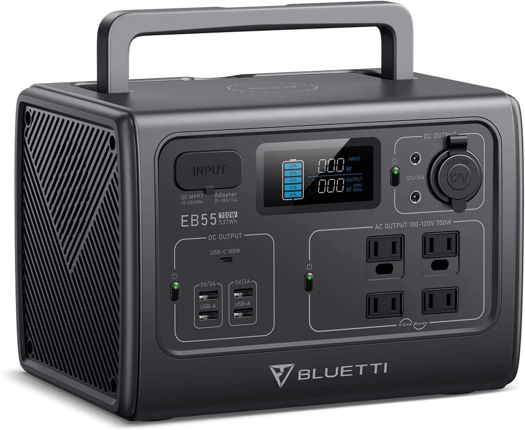 Portable Power Station 537Wh 700W AC Outlets Y919