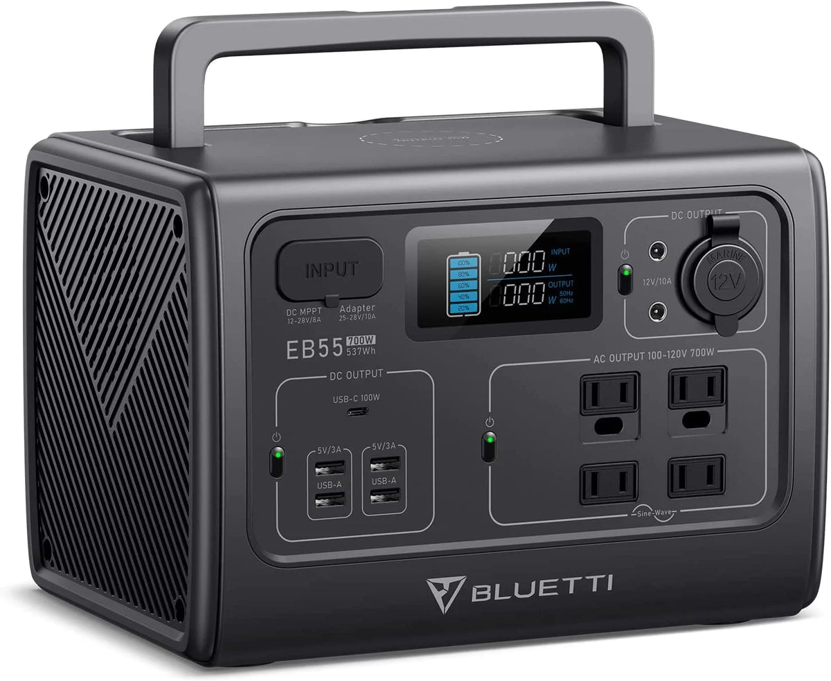 Portable Power Station 537Wh 700W AC Outlets Y919