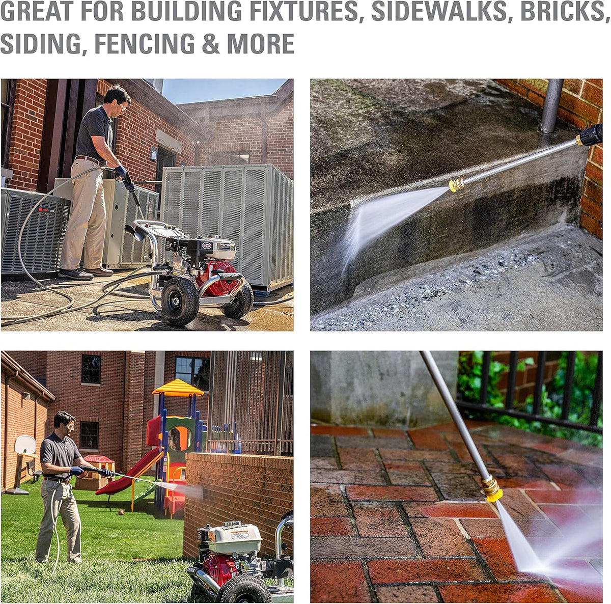 Aluminum Gas Pressure Washer, 3600 PSI @ 2.5 GPM V41995