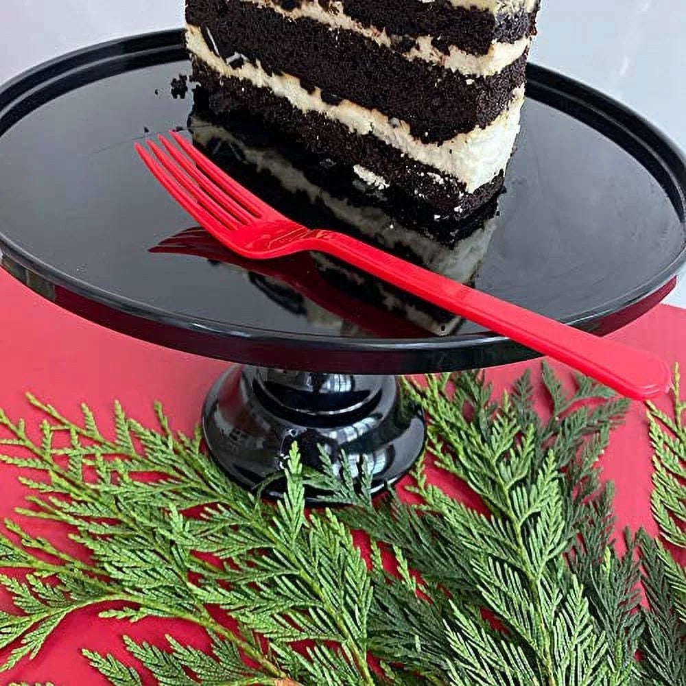 Black Pedestal Cake Stand W40736