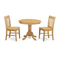 Oak Dining Table with 2 Chair T8786