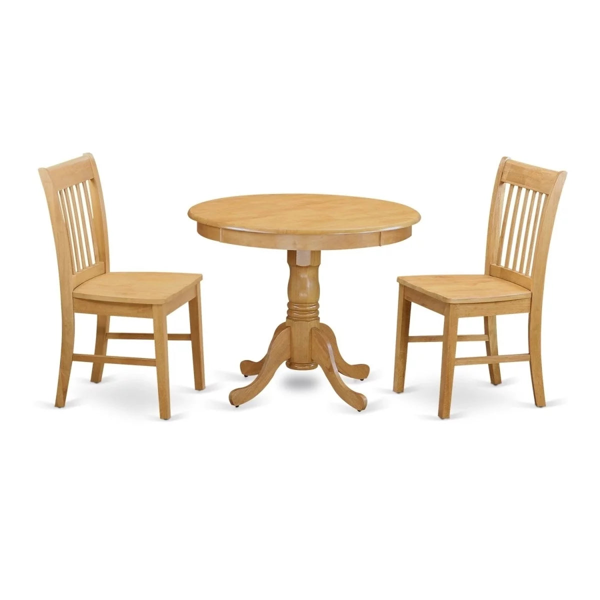 Oak Dining Table with 2 Chair T8786