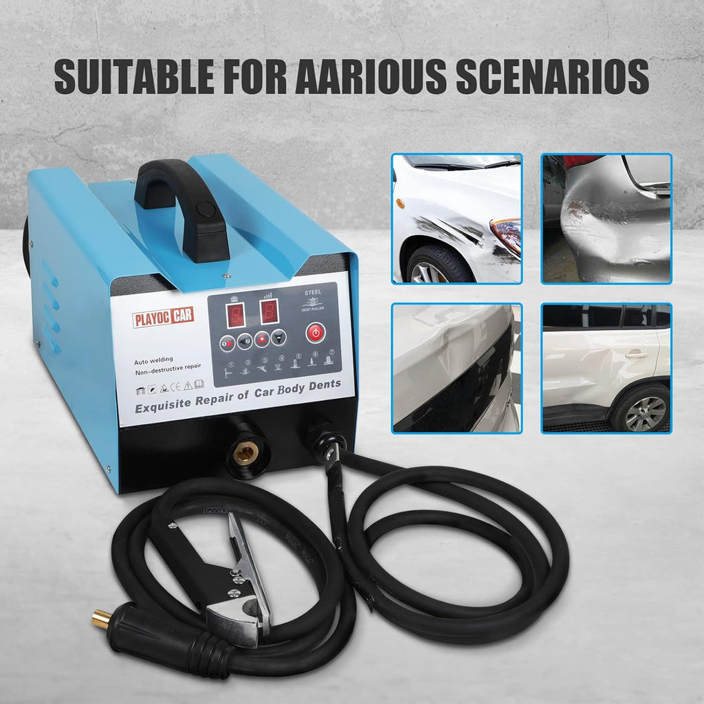 110V 3800A Stud Welding Machine 7 Modes Car Body Dents Repair Tool Kit H33319