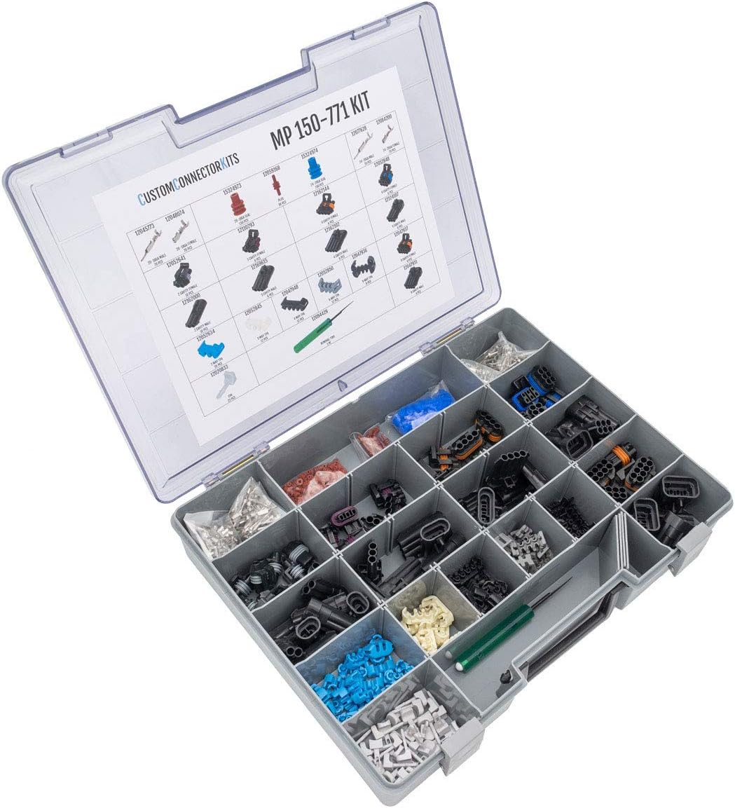 24-18 Gauge 771 Piece Sealed Automotive Electrical Connector Kit R1321