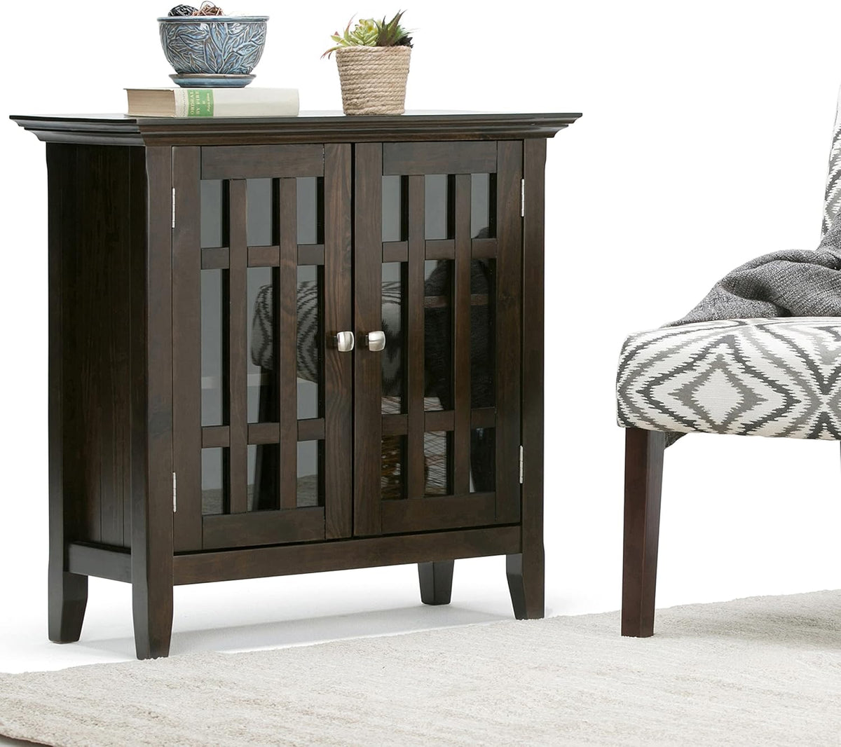 32 in Grey Storage Media Cabinet R3370