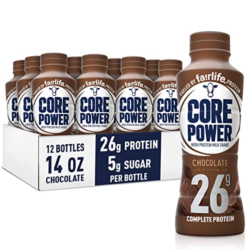 Chocolate 26g Protein Shake, 14oz, 12 Pack X823067